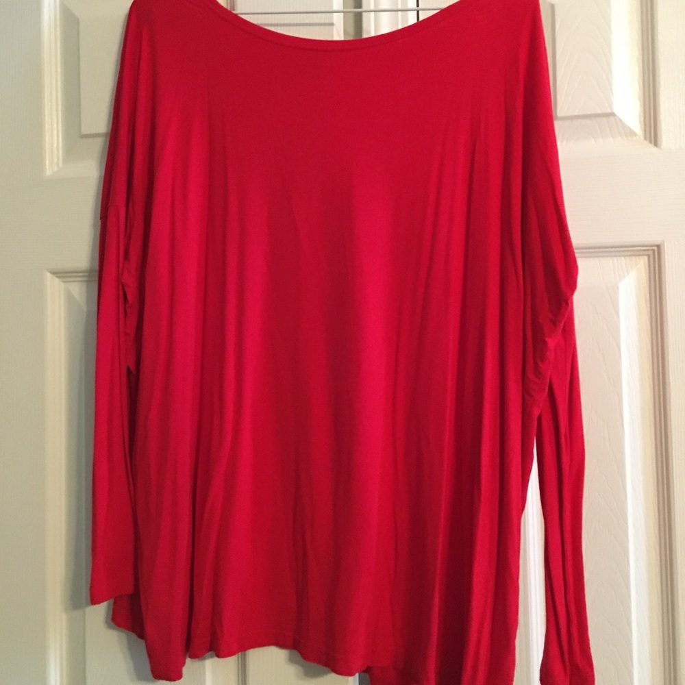 Long Sleeve Red Piko